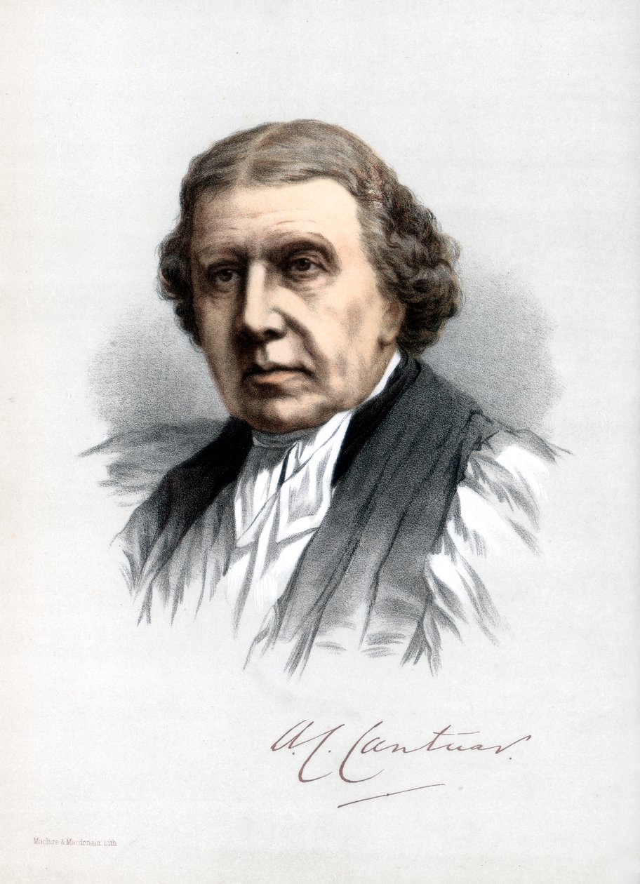 Archibald Campbell Tait, ärkebiskop av Canterbury, c1890. av Petter and Galpin Cassell