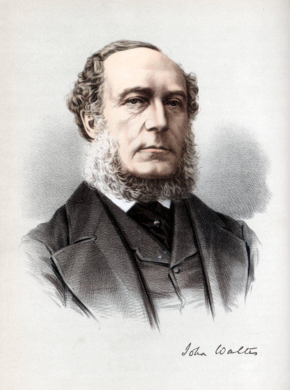 John Walter, brittisk moderat liberal politiker, ca 1890. av Petter and Galpin Cassell