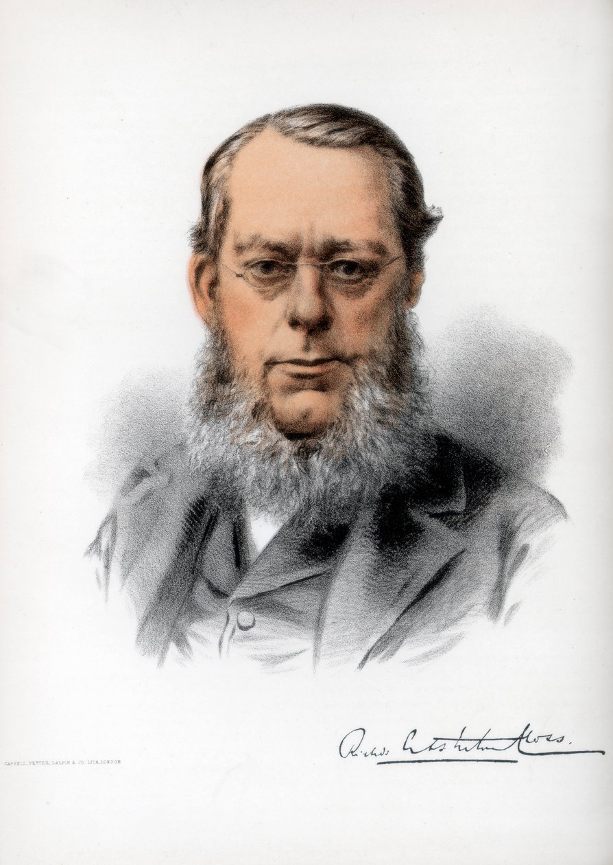 Richard Assheton Cross, 1st Viscount Cross, brittisk statsman, c1890. av Petter and Galpin Cassell