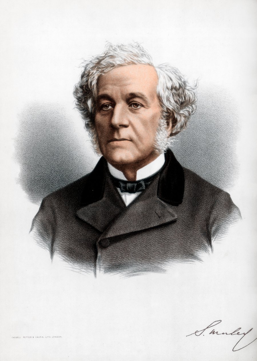 Samuel Morley, abolitionist, politisk radikal och statsman, c1890. av Petter and Galpin Cassell