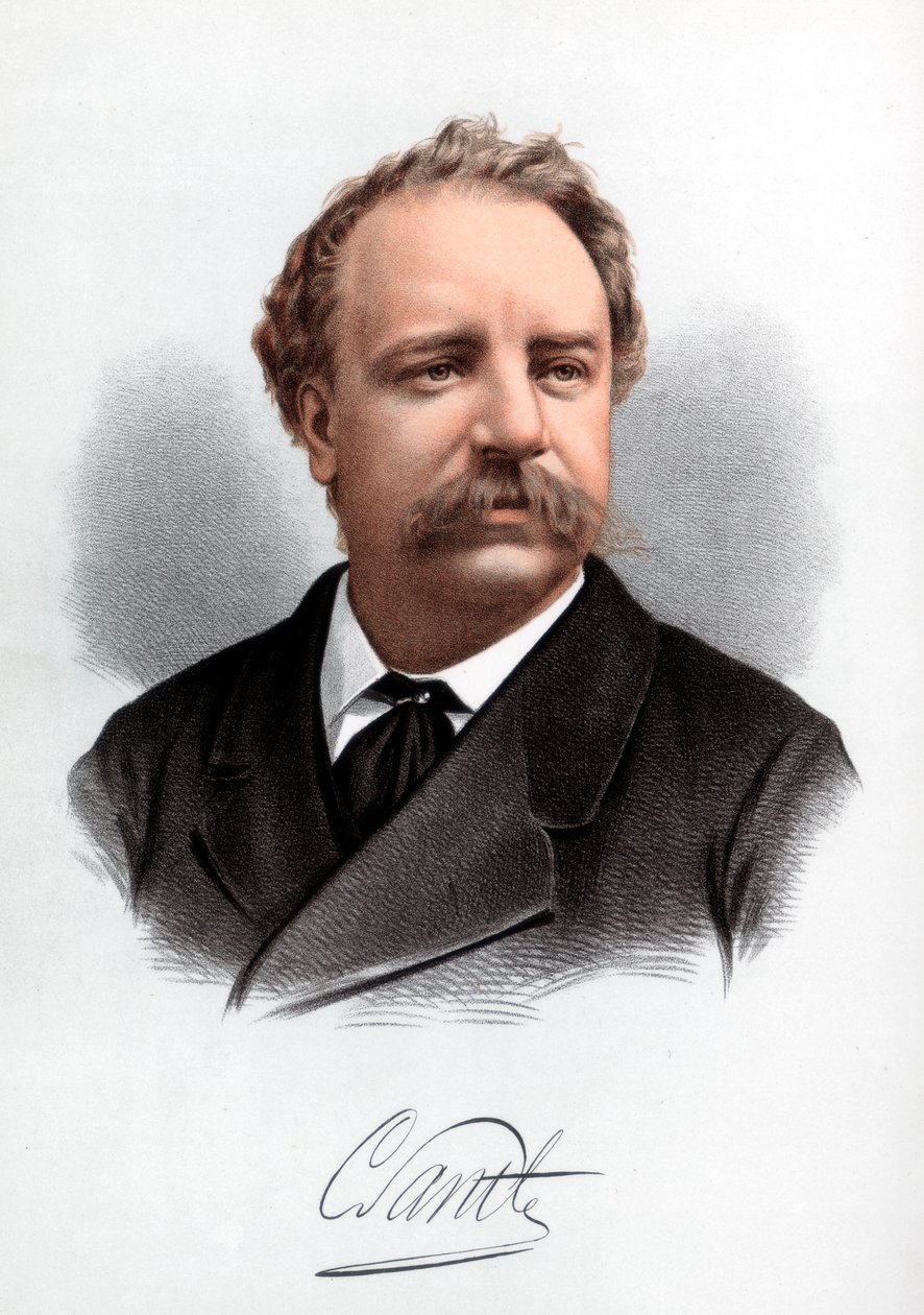 Sir Charles Santley, engelsk sångare, c1890. av Petter and Galpin Cassell