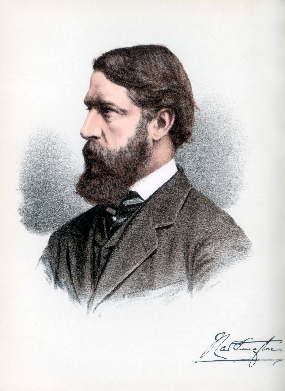 Spencer Compton Cavendish, markis av Hartington, brittisk liberal statsman, c1890. av Petter and Galpin Cassell
