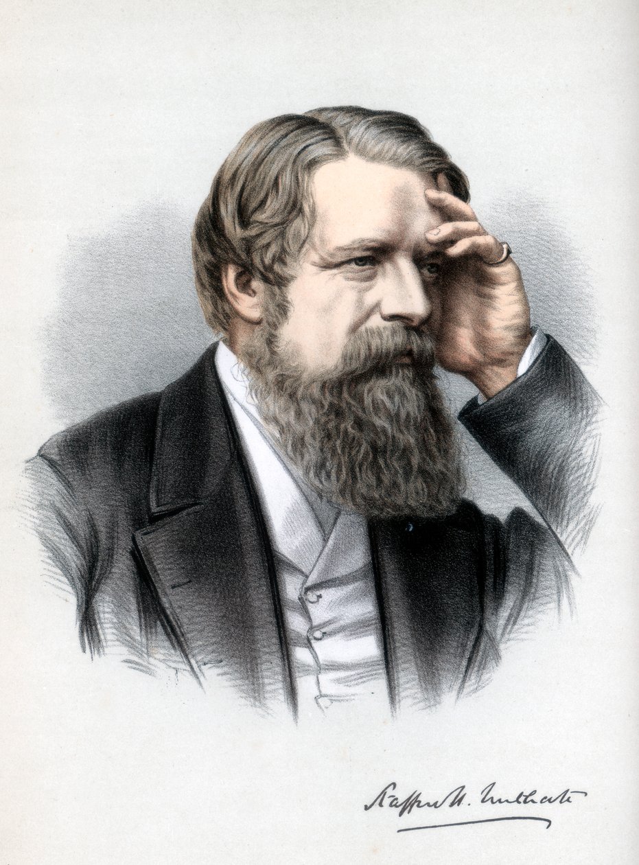 Stafford Northcote, 1:e earl av Iddesleigh, brittisk statsman, c1890. av Petter and Galpin Cassell