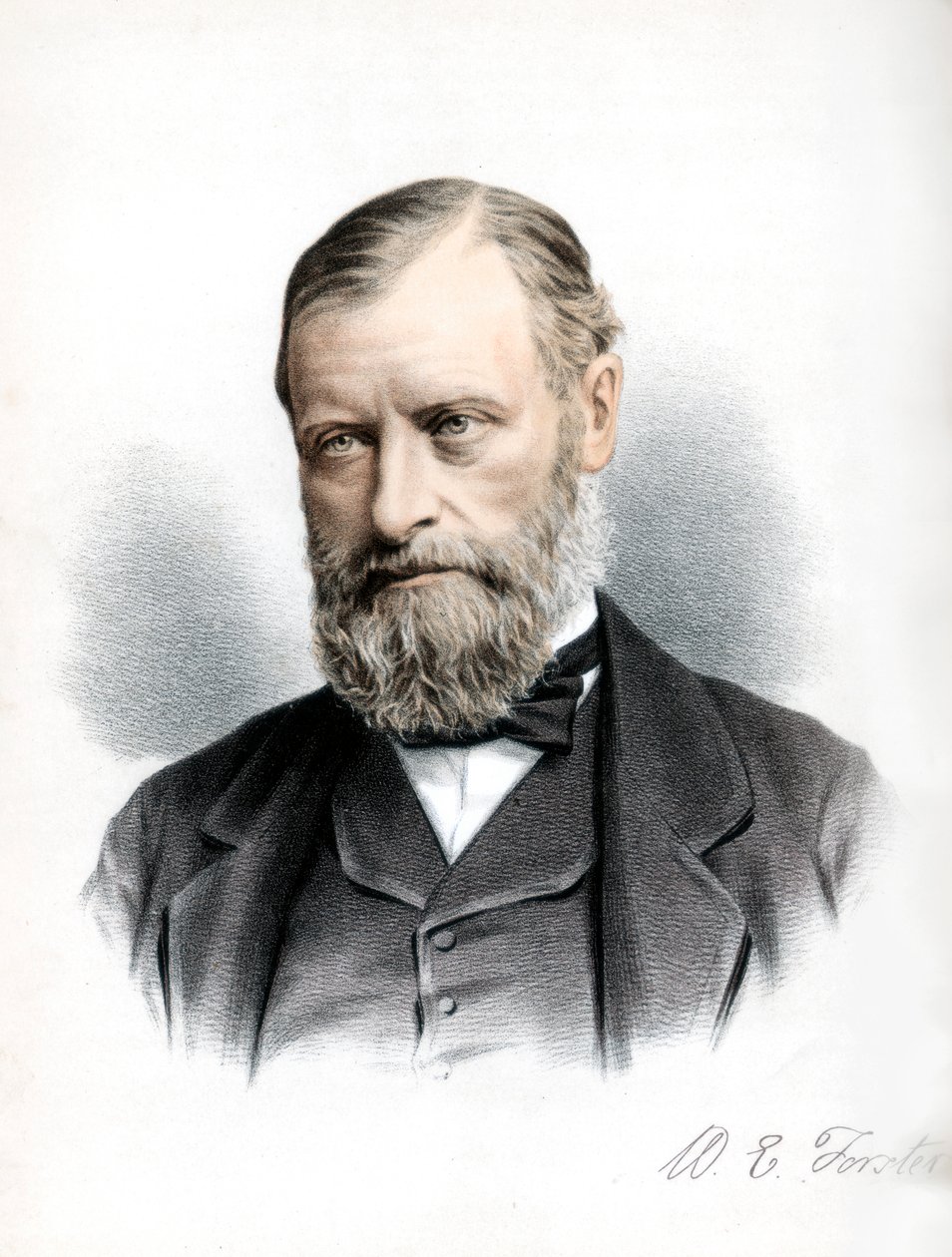 William Edward Forster, brittisk liberal politiker, c1890. av Petter and Galpin Cassell