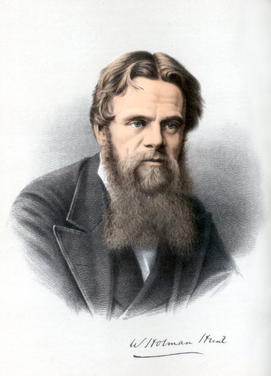 William Holman Hunt, brittisk målare, c1890. av Petter and Galpin Cassell
