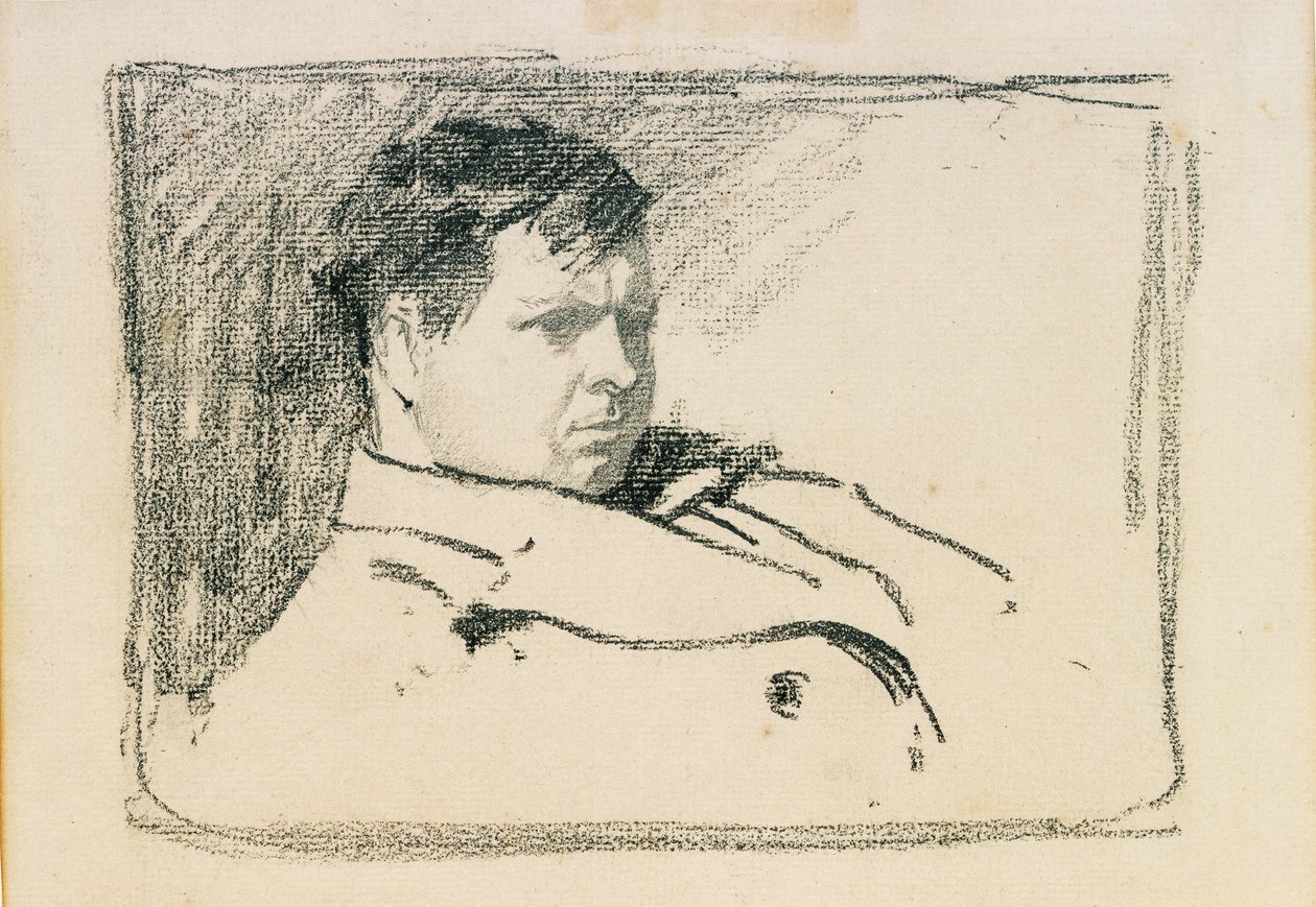 Frank Brangwyn, 1885 (penna) av Phil May