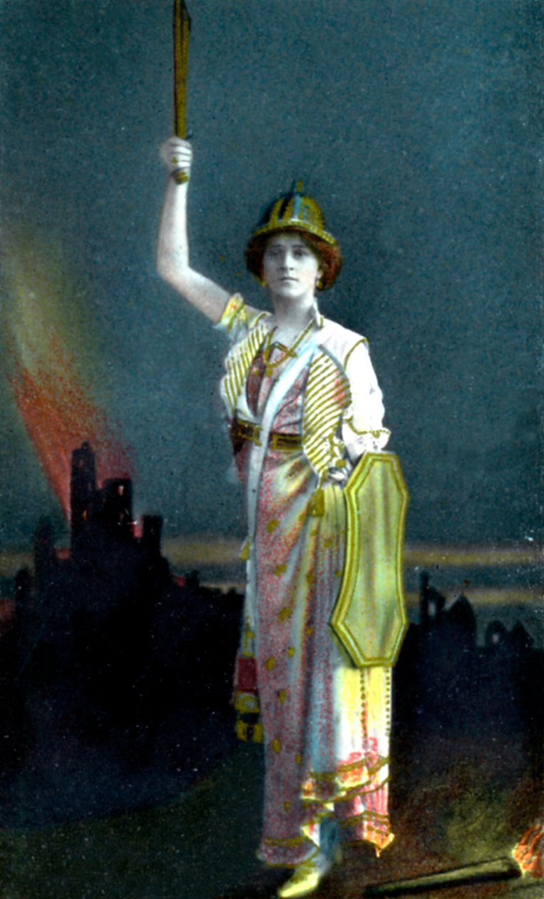 Zena Dare 1887-1975, engelsk sångerska och skådespelerska, 1908. av Philco Publishing Company