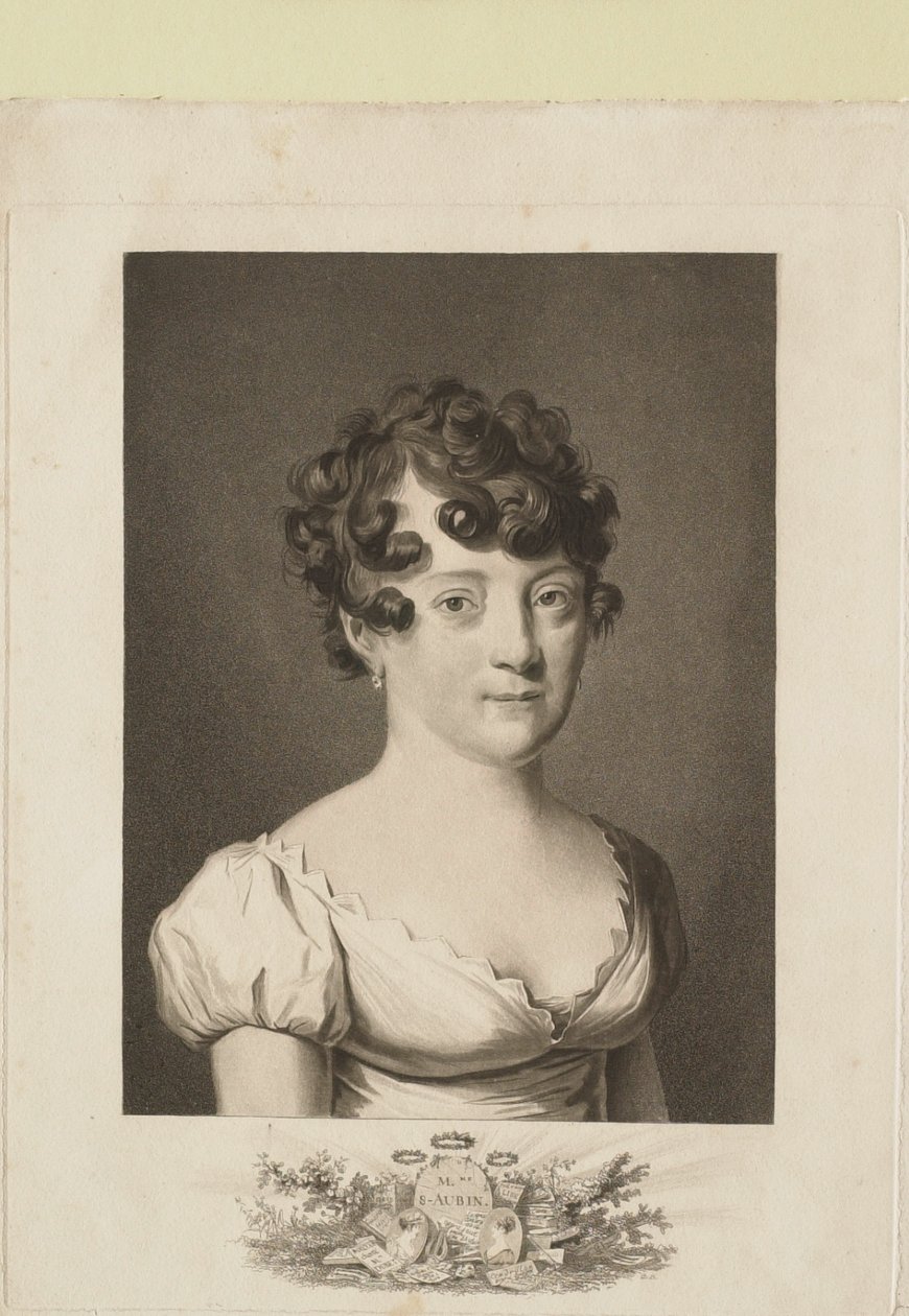 Madame St. Aubin av Philibert-Louis Debucourt