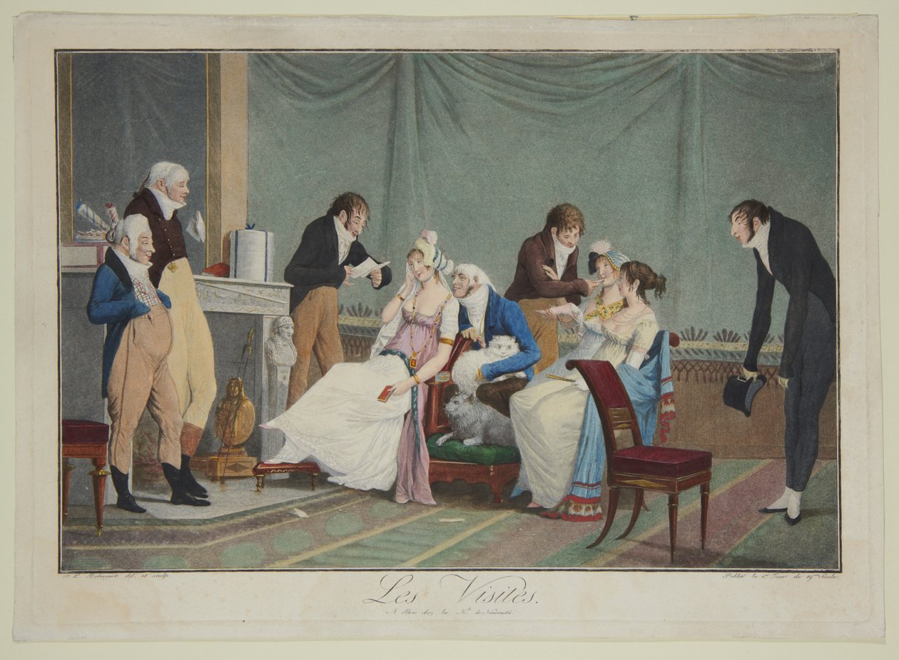 Besöken av Philibert-Louis Debucourt