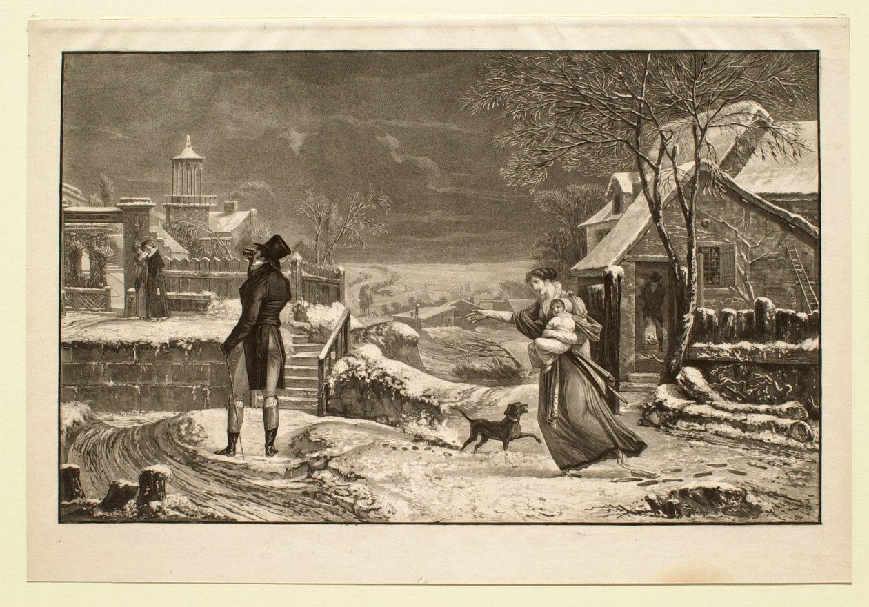 Vinter, eller Maken av Philibert-Louis Debucourt