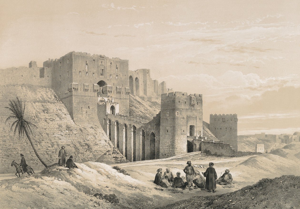 Citadellet i Aleppo av Philibert Joseph Girault de Prangey