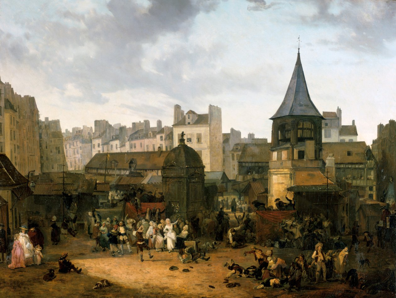 En hyllning till den franska arvtagarens födelse, 1781 1783 av Philibert Louis Debucourt