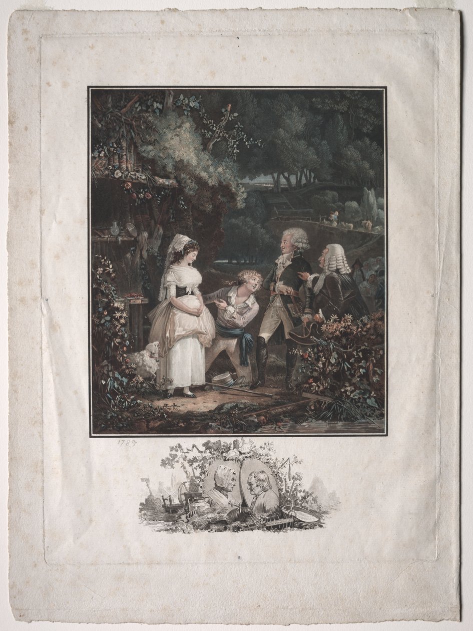 Annette och Lubin av Philibert Louis Debucourt