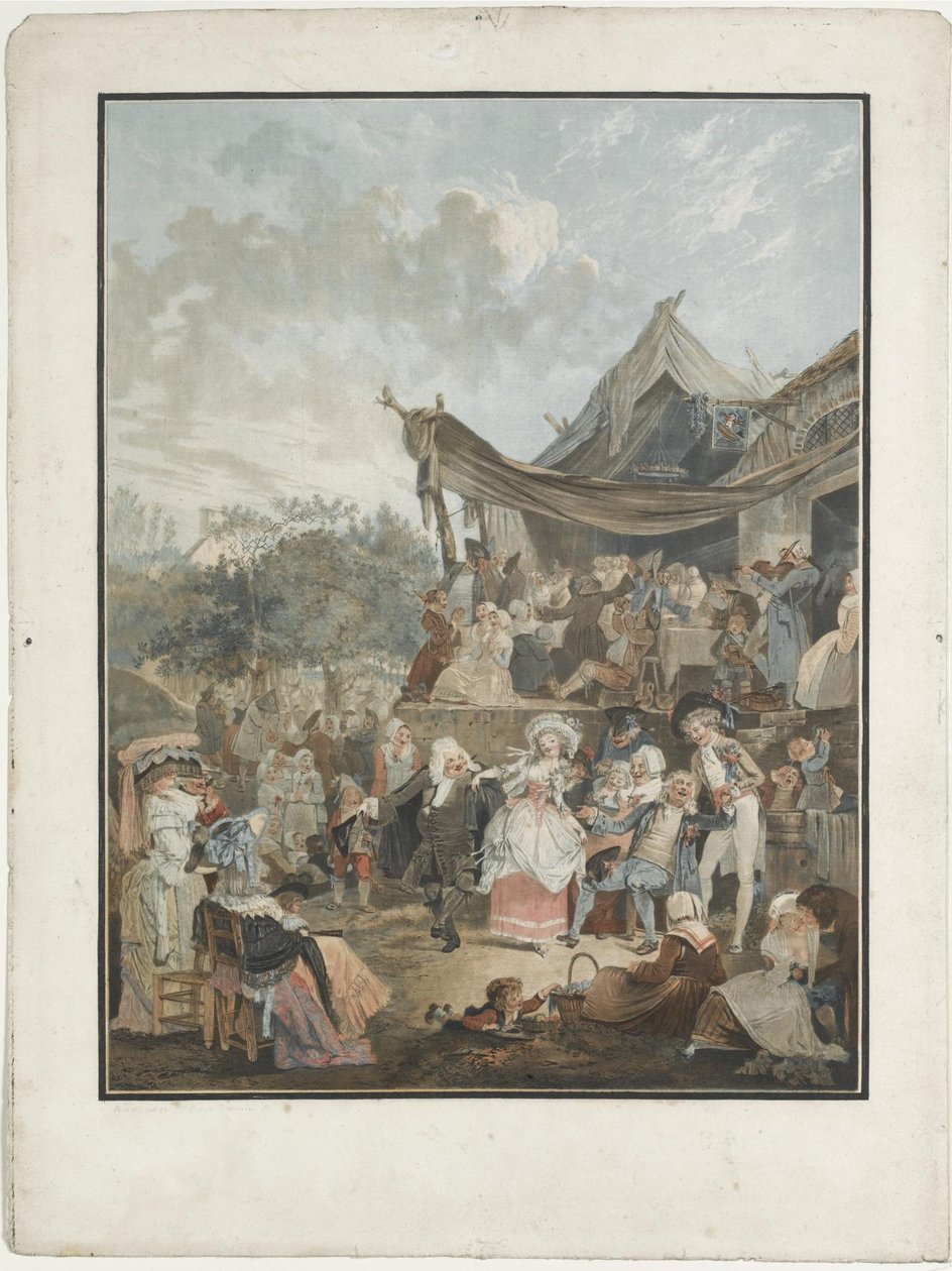 Brudmenuetten, 1786 av Philibert Louis Debucourt
