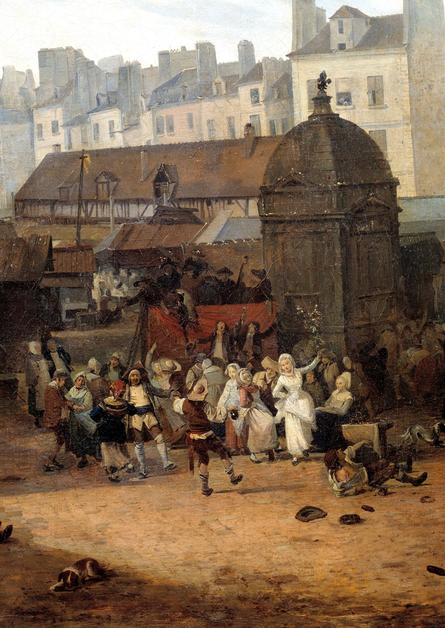 Belöningar gavs av staden Paris aux Halles den 21/01/1782 med anledning av födelsen av Dauphin Louis Joseph av Frankrike av Philibert Louis Debucourt