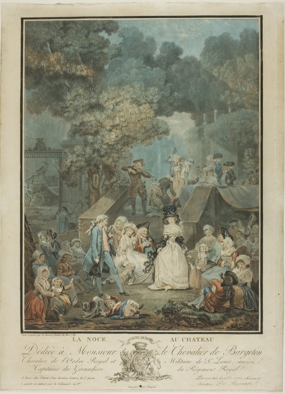Natten på slottet av Philibert Louis Debucourt