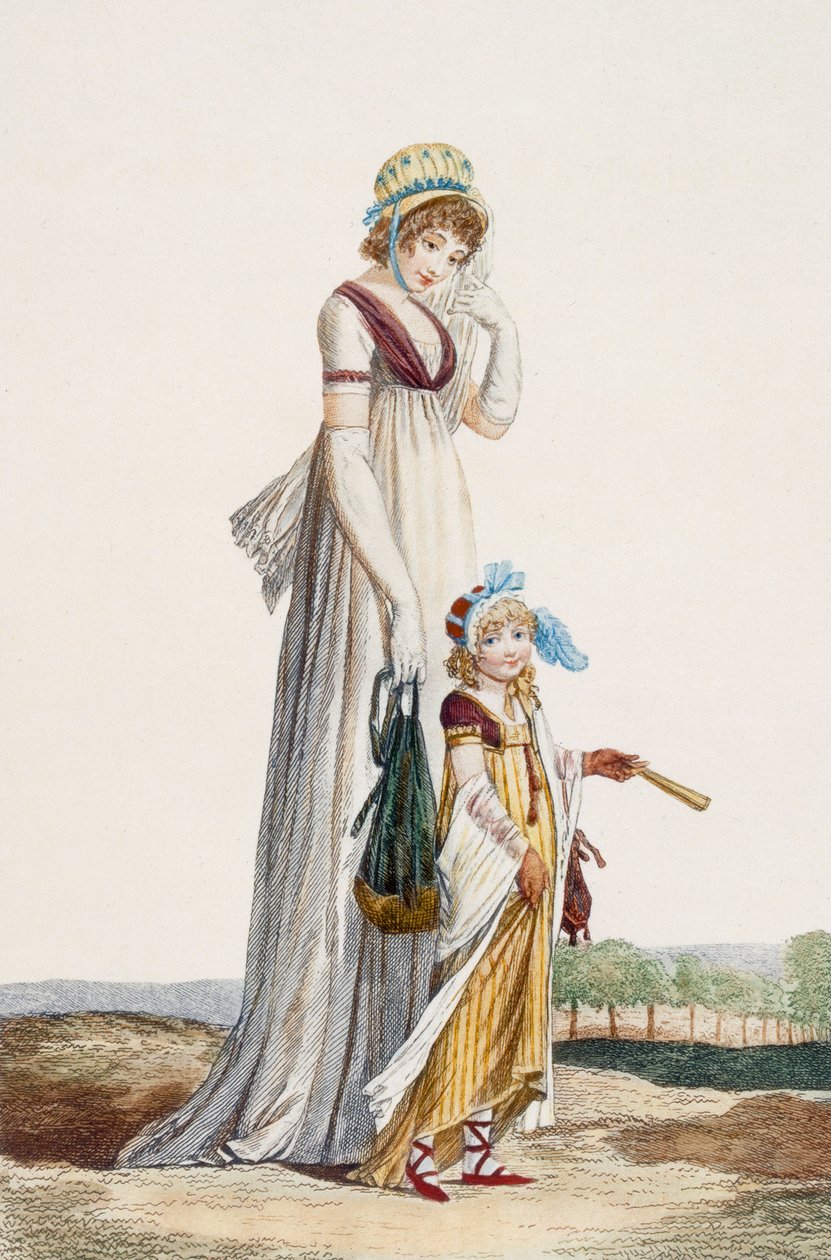Ung mor och barn, 1800 av Philibert Louis Debucourt