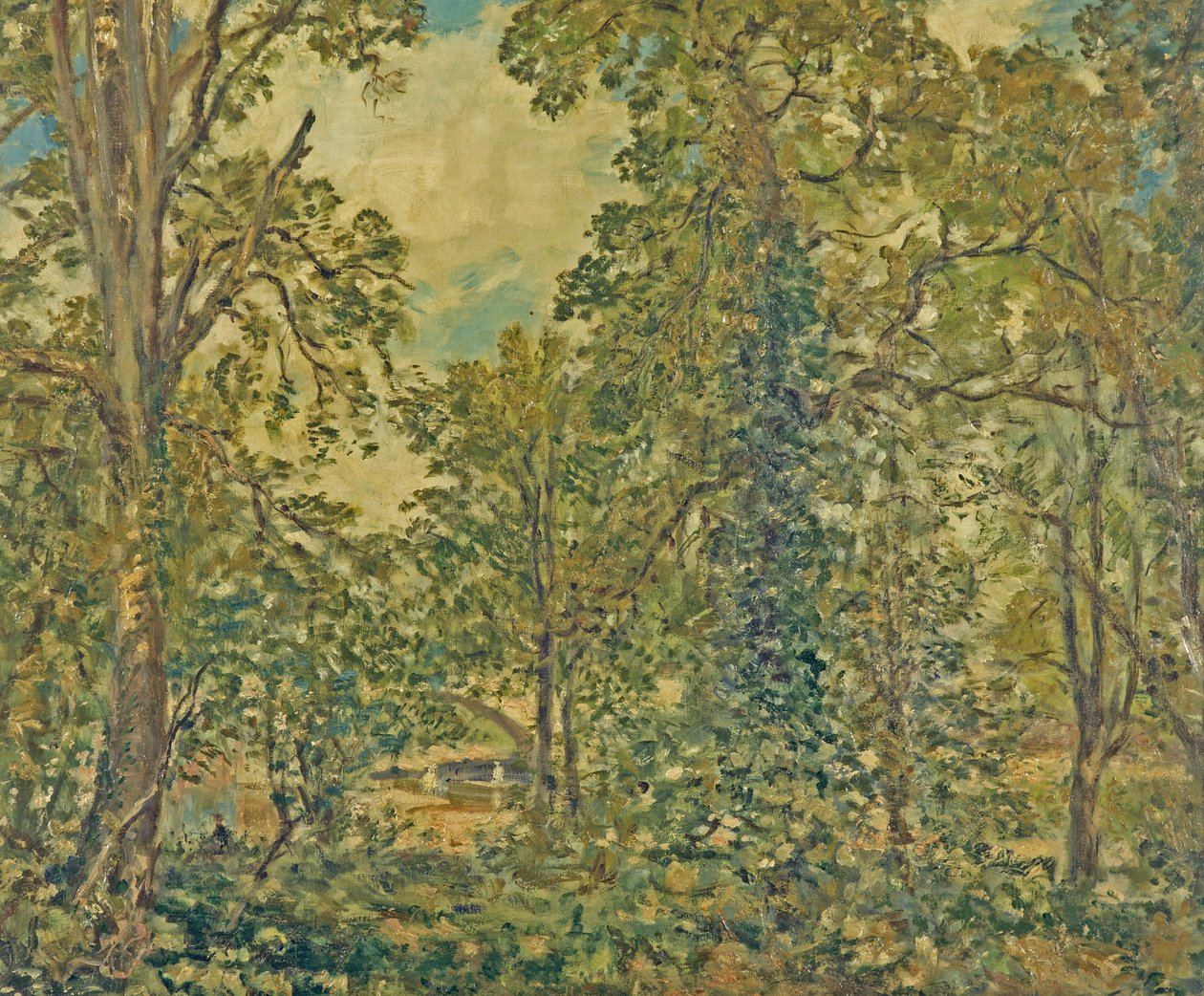 Bridgnorth, Shropshire, Edge of a Wood, före 1912 av Philip Wilson Steer