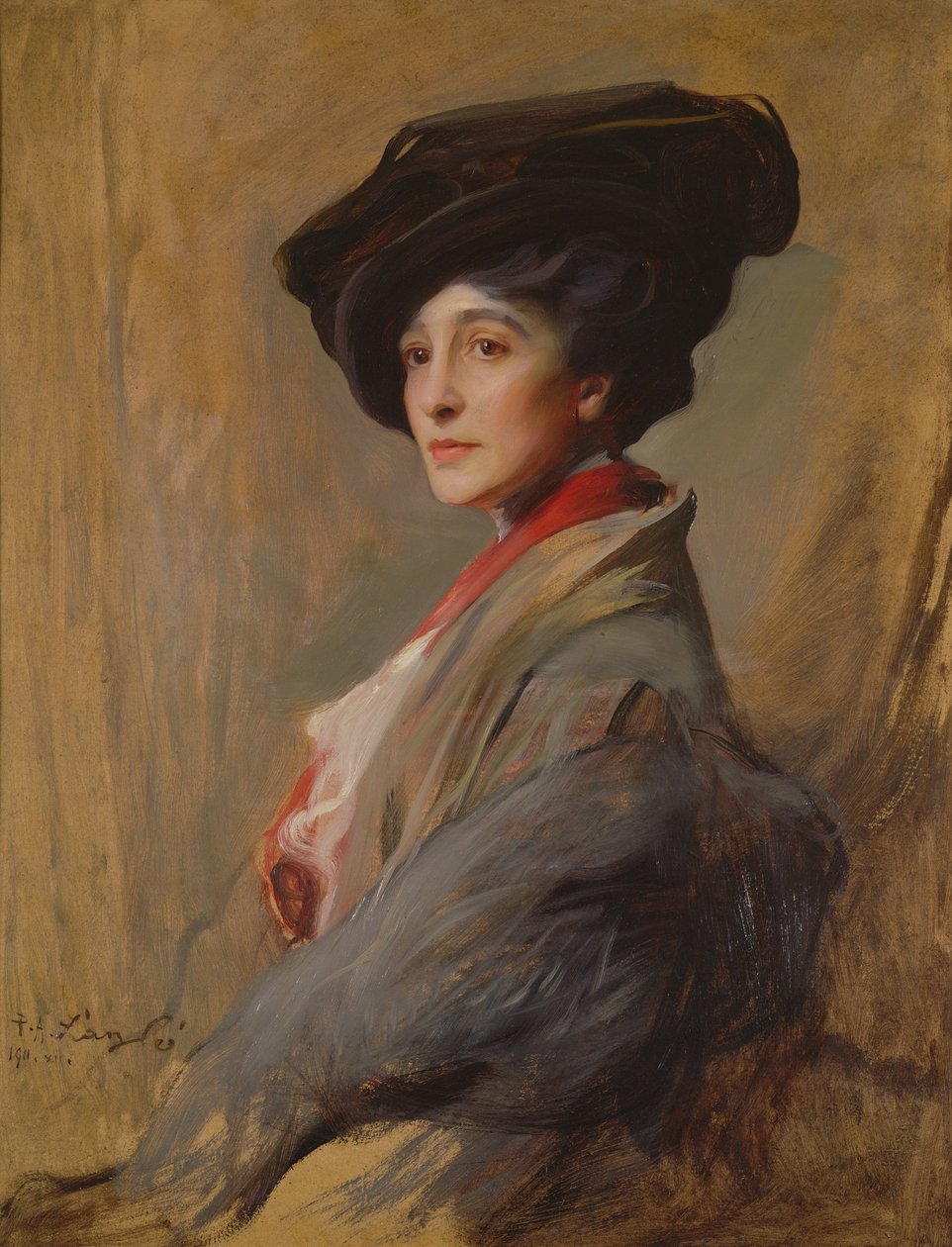 Mrs David Beatty, senare grevinnan Beatty av Philip Alexius de Laszlo