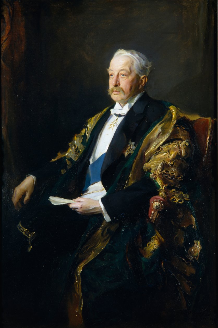 Porträtt av Victor Cavendish, 9:e hertig av Devonshire av Philip Alexius de Laszlo