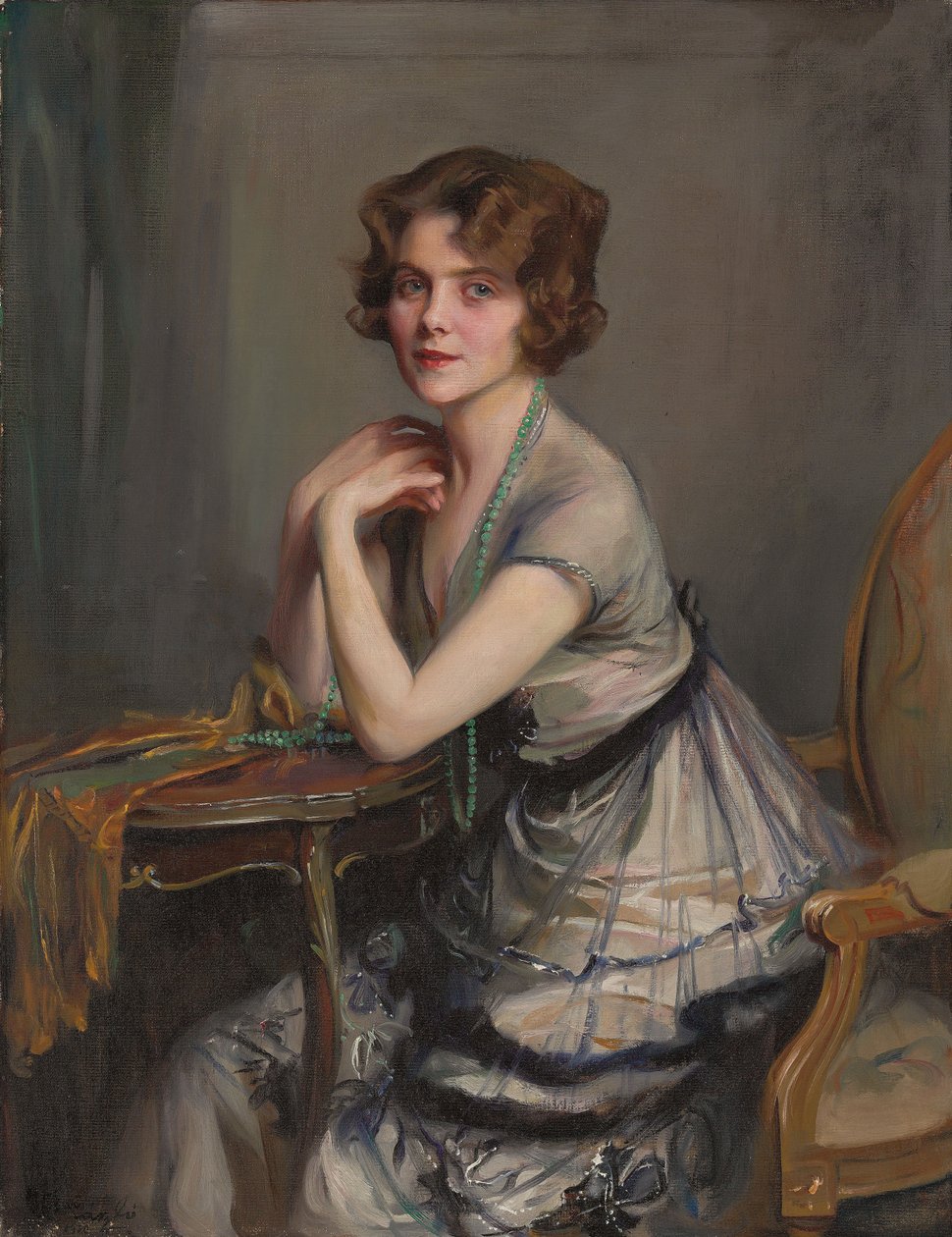 Porträtt av Winnie Melville, Mrs av Philip Alexius de Laszlo
