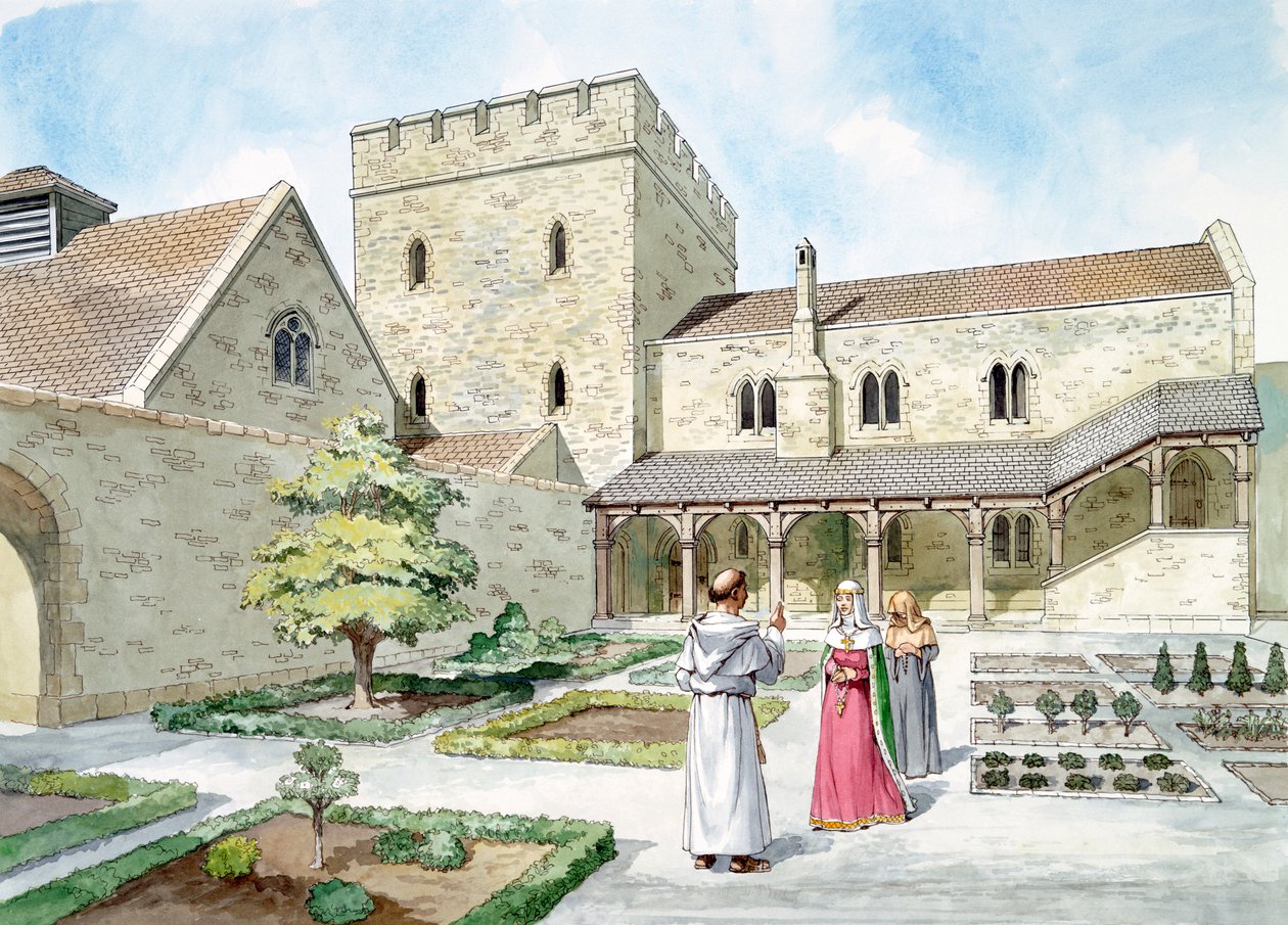 Helmsley Castle, North Yorkshire, 1300-talet c1990-2010 av Philip Corke