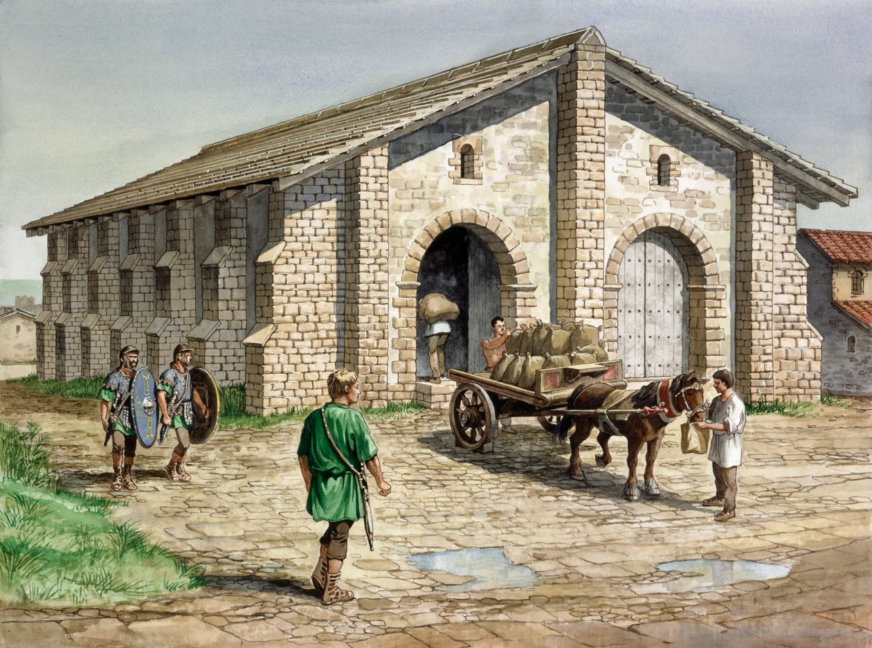 Housesteads romerska fortet, 2:a århundradet, c1990-2010 av Philip Corke