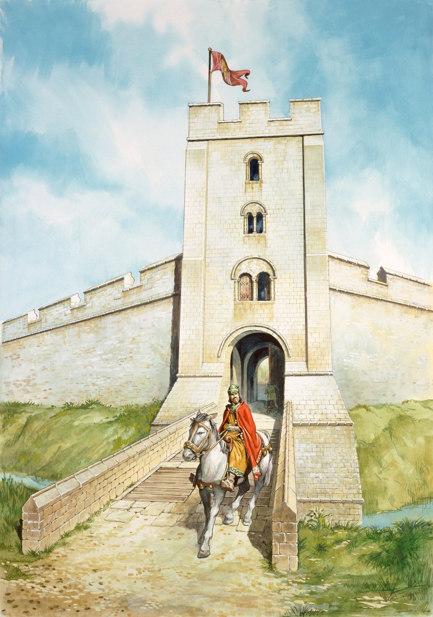 Sherborne Old Castle, c1200-talet, 1990-2010 av Philip Corke
