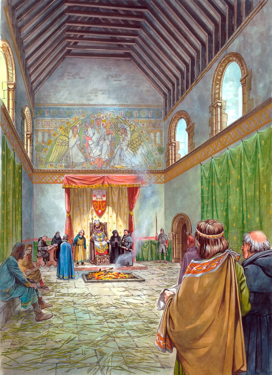The Great Hall, Sherborne Castle, c1200-talet, 1990-2010 av Philip Corke