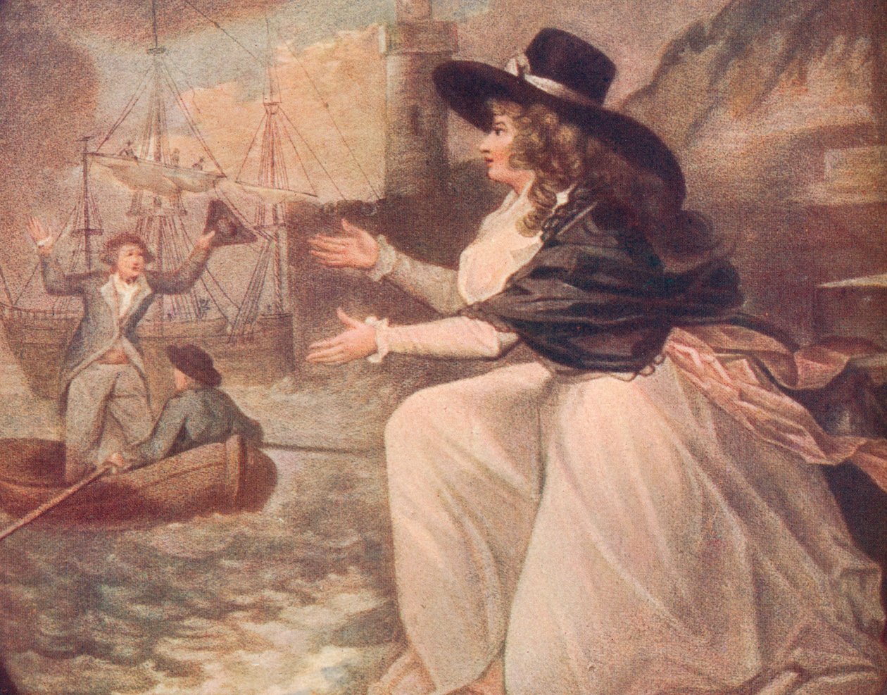 Ömsesidig glädje, eller skeppet i hamnen, c1788, 1906 av Philip Dawe