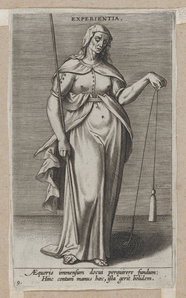 Erfarenhet, från Prosopographia, ca. 1585-90., ca. 1585-90. av Philip Galle
