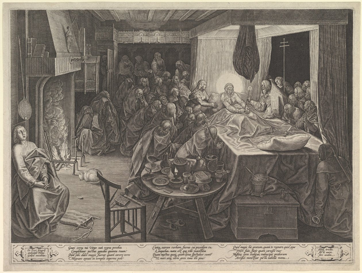 Jungfruns död, 1574. av Philip Galle