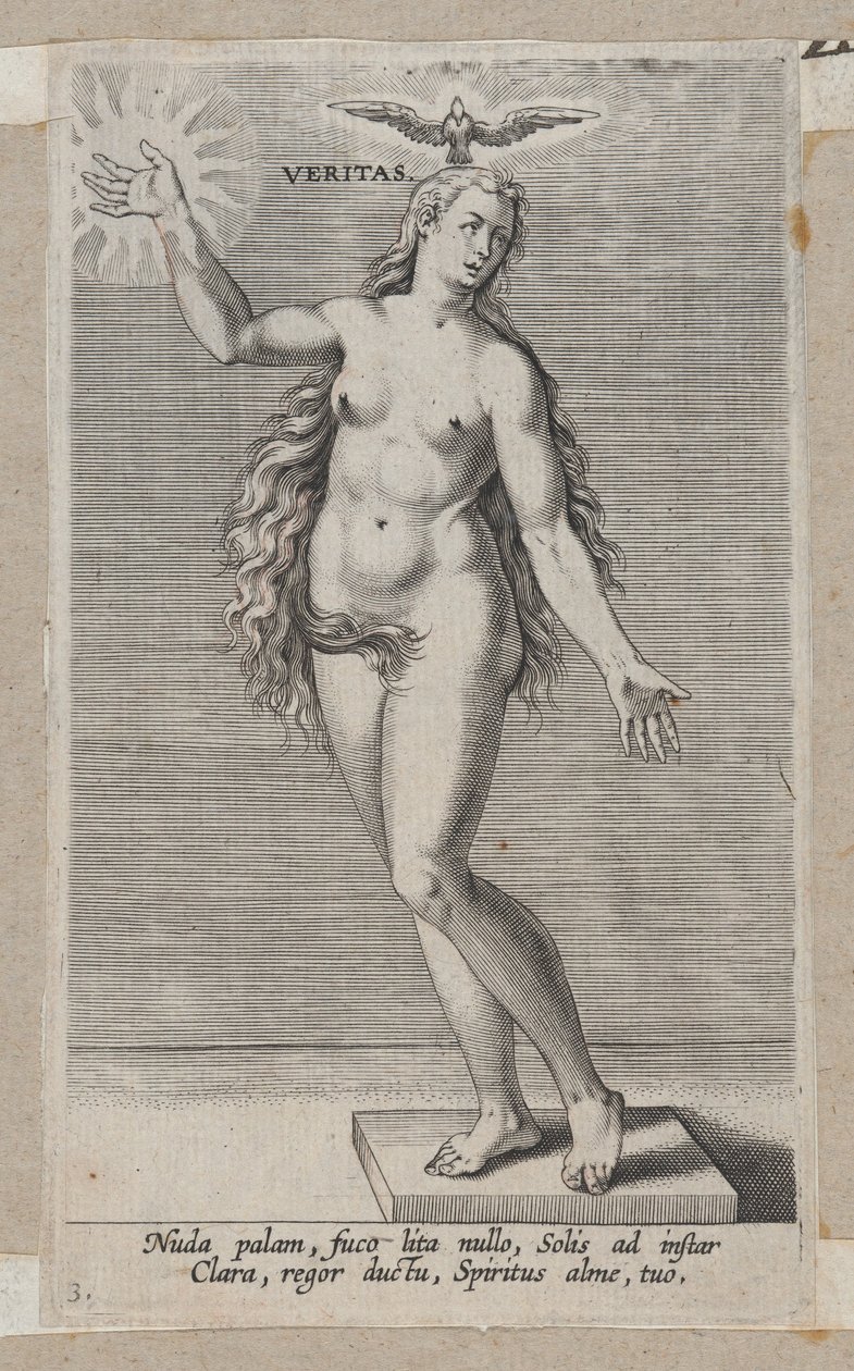 Sanning, från Prosopographia, ca. 1585-90, ca. 1585-90. av Philip Galle