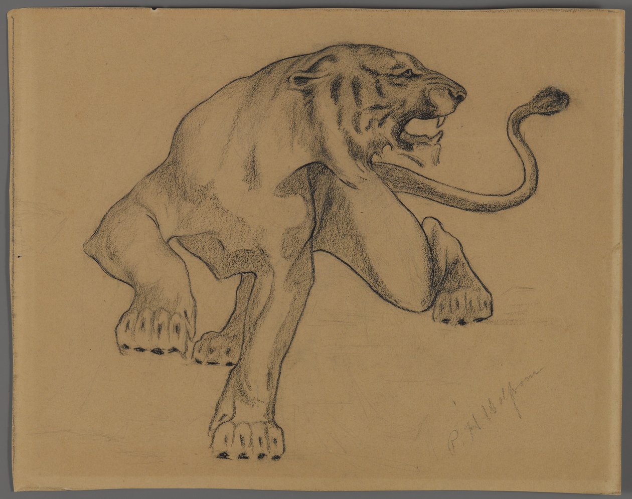 Tiger (berättelse med penna på papper) av Philip H. Wolfrom