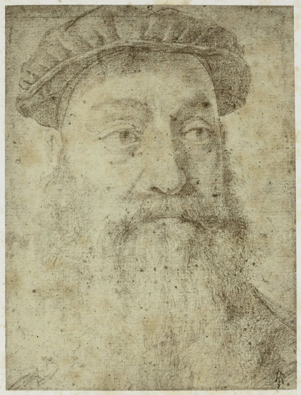 Foto från Bronzinos "Study for the Portrait of Stefano Colonna" av Philip Henry Delamotte