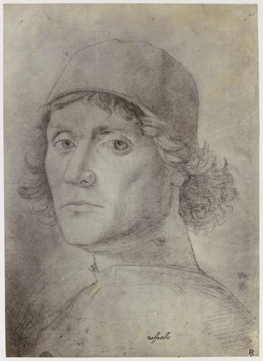 Rafael, hans eget porträtt av Philip Henry Delamotte