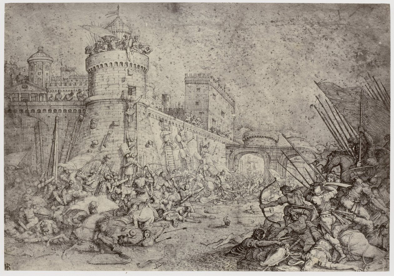 Tempesta [?], Stormningen av Jerusalem av Philip Henry Delamotte