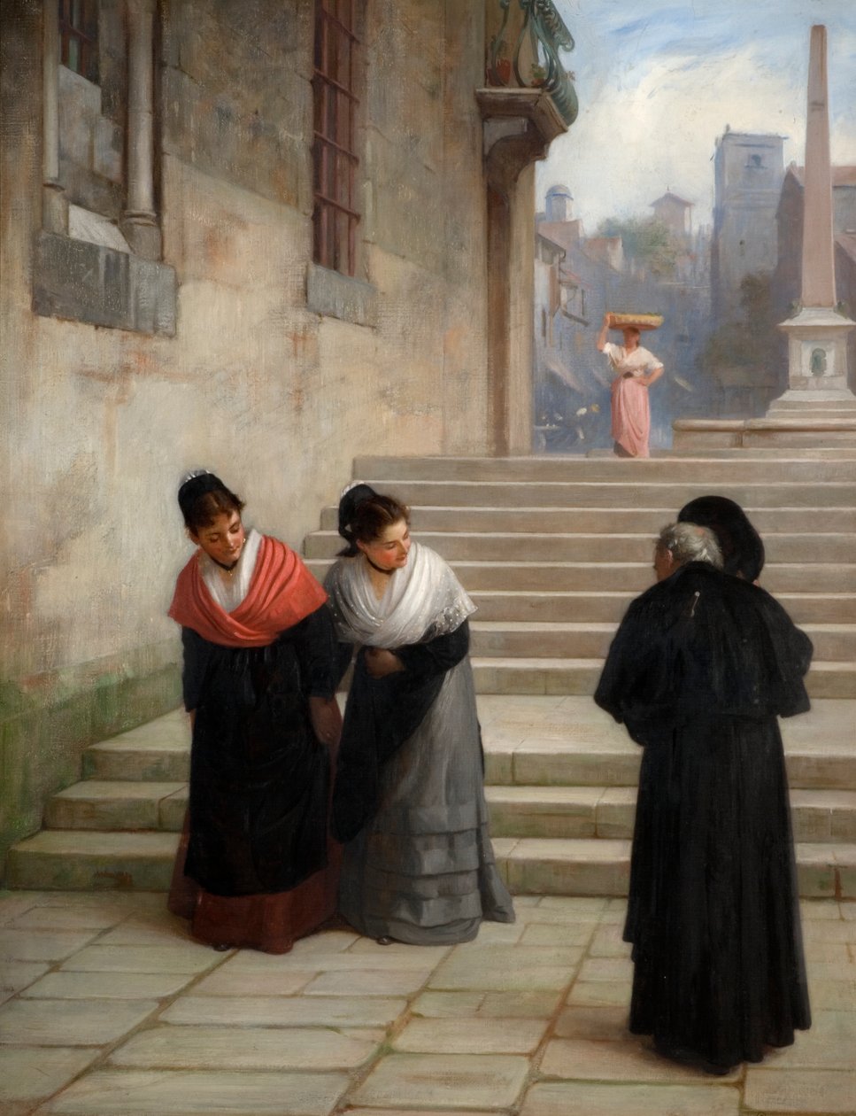 Hans vördnad, 1876 av Philip Hermogenes Calderon
