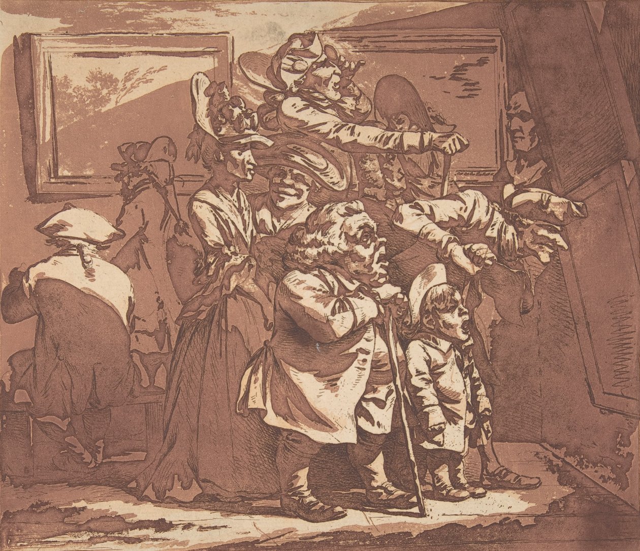 En utställning, 29 januari 1776, 29 januari 1776. av Philip James de Loutherbourg