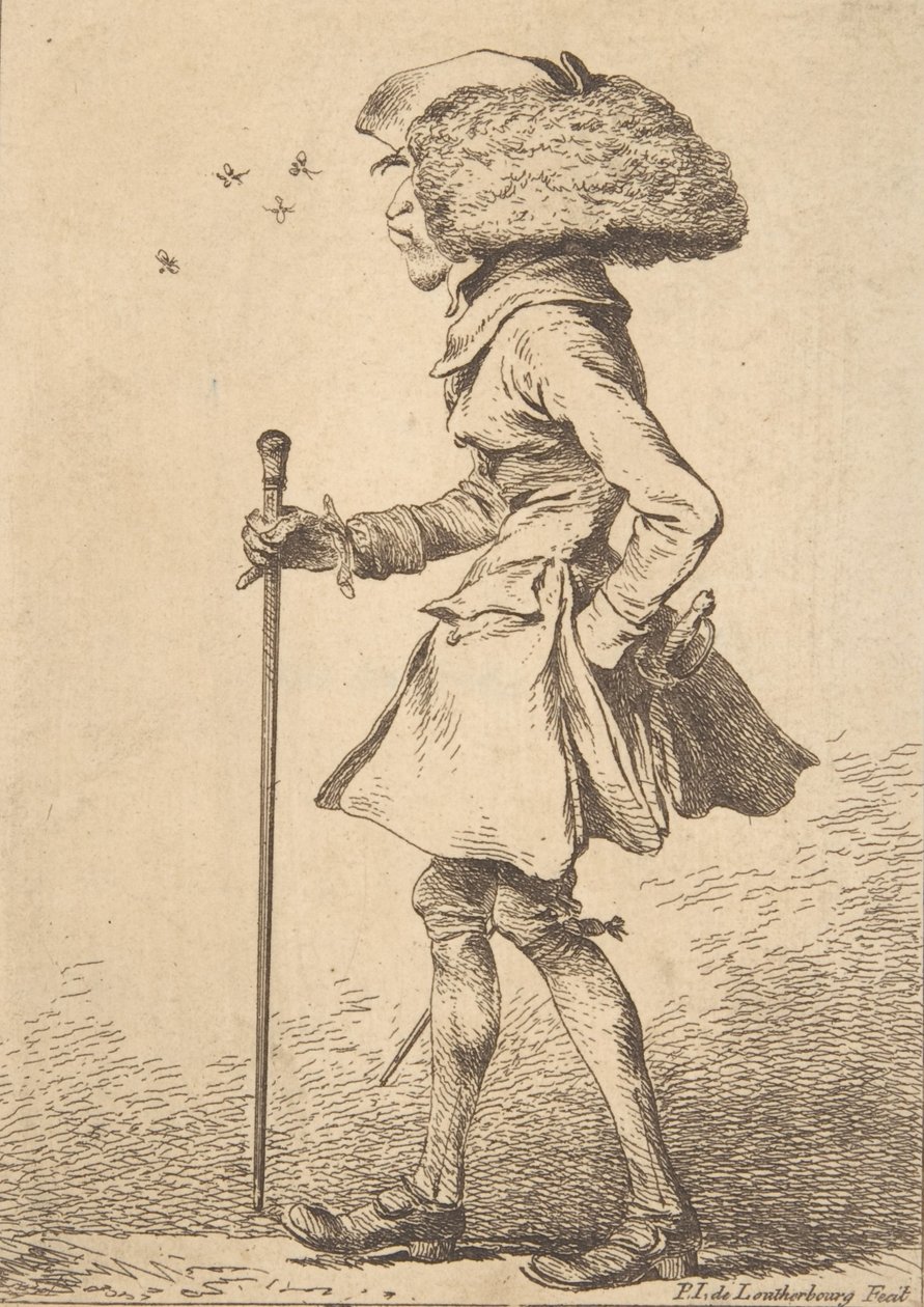 Från Warwick Lane, 1 maj 1790, 1 maj 1790. av Philip James de Loutherbourg