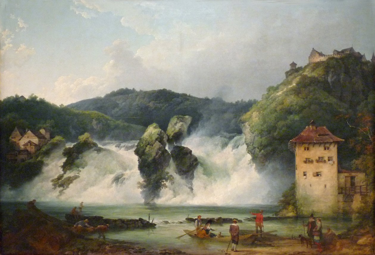 Rhenfallet vid Schaffhausen av Philip James de Loutherbourg