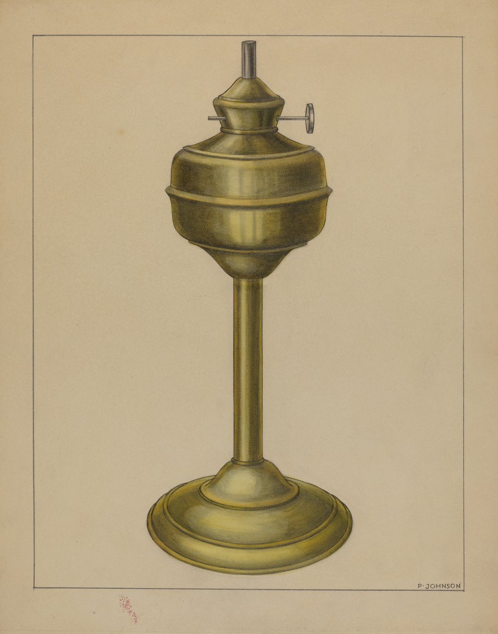 Lampa av Philip Johnson