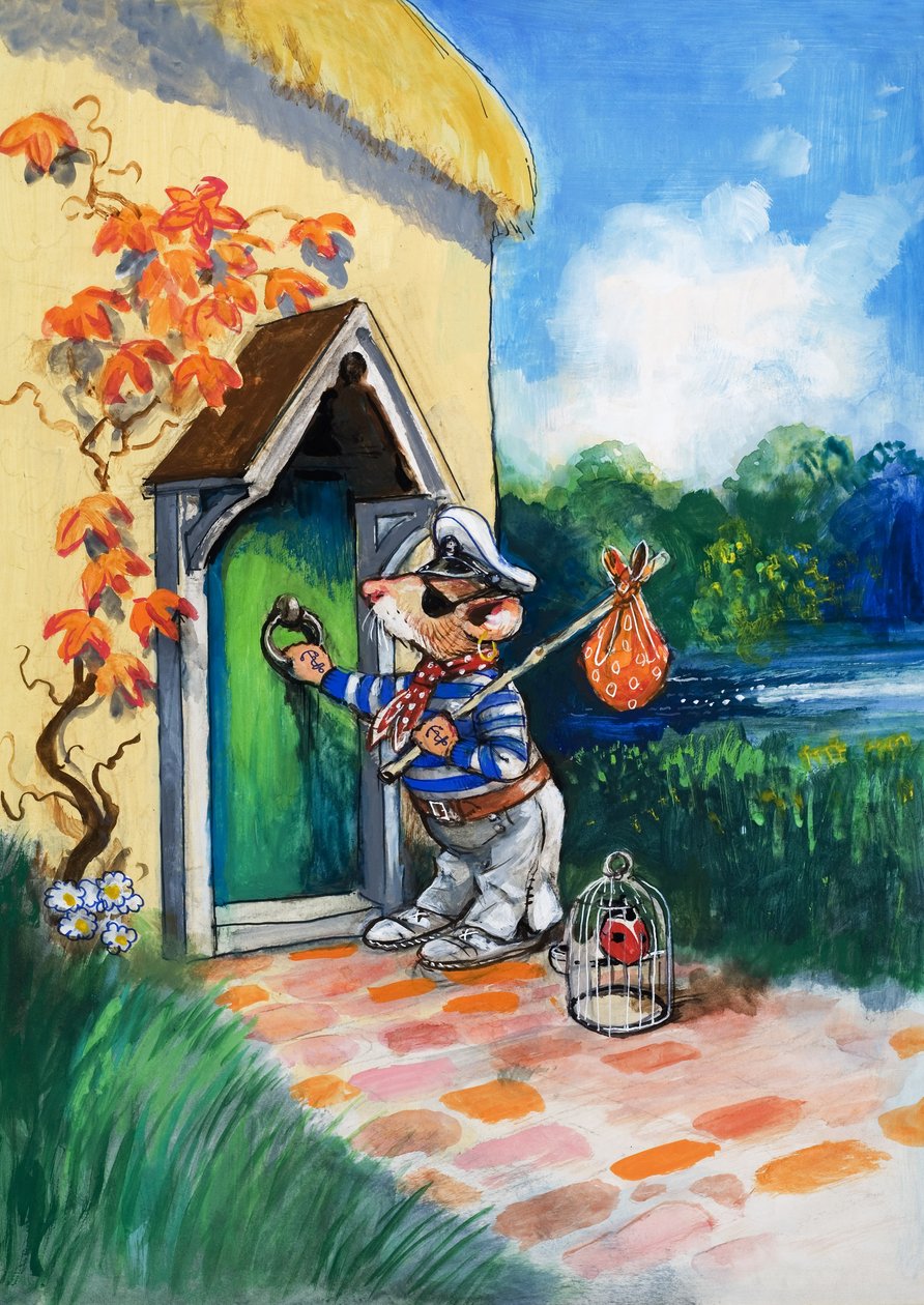 Stadsmusen och lantmusen (gouache på papper) av Philip Mendoza