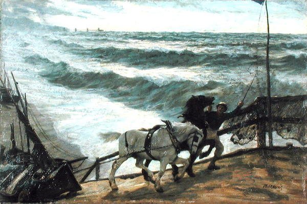 An Approaching Storm (olja på duk) av Philip Richard Morris