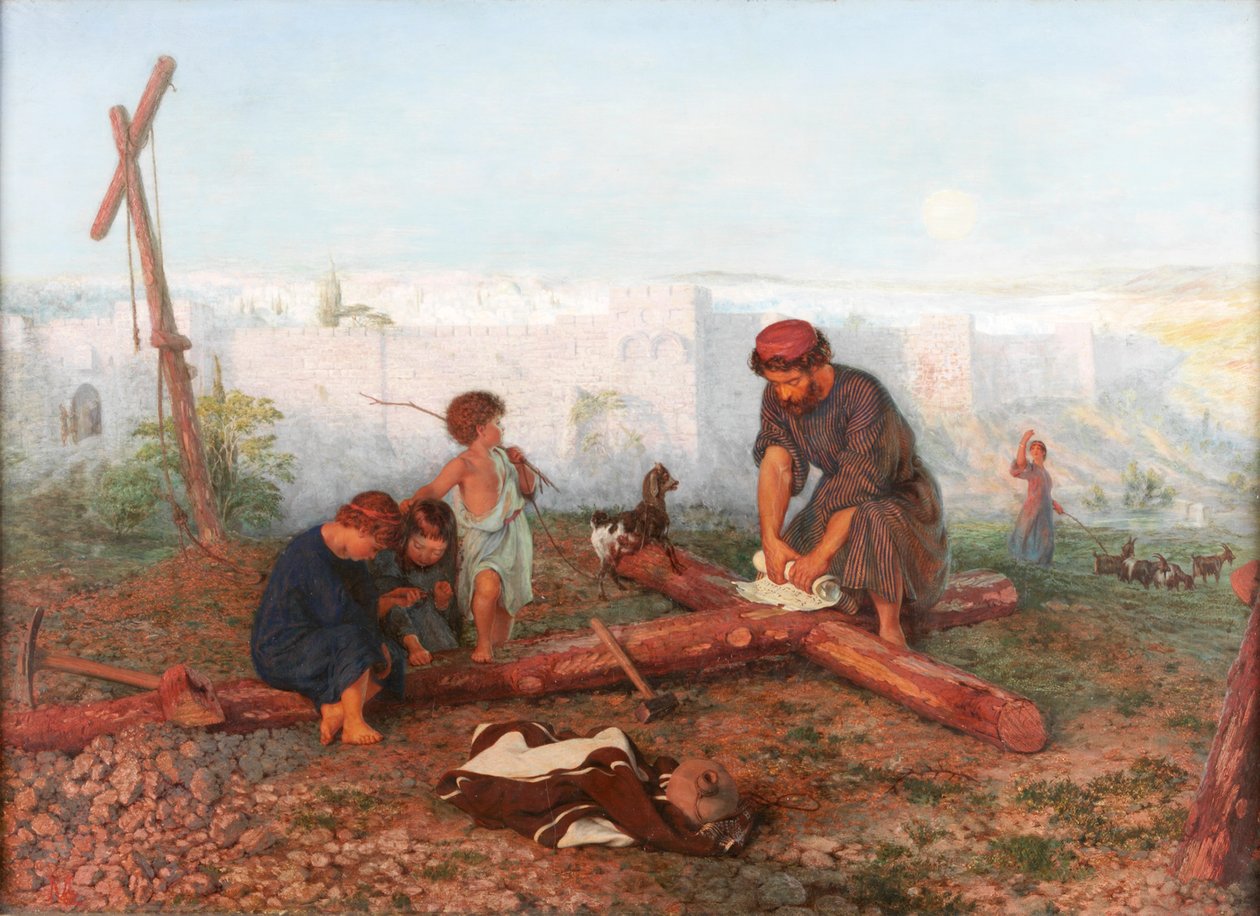 Där de korsfäste honom, 1862 av Philip Richard Morris