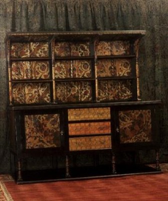 Skänk med dekorativa paneler, c.1892 (trä) av Philip Webb