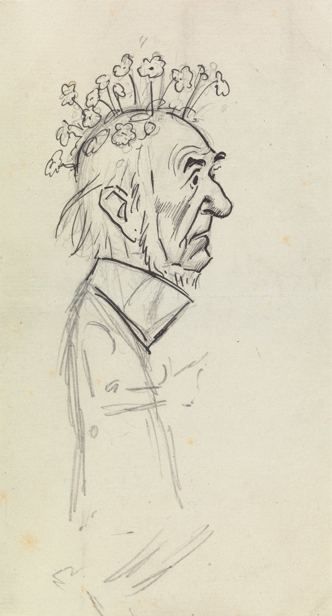 Karikatyrporträtt av Gladstone av Philip William May