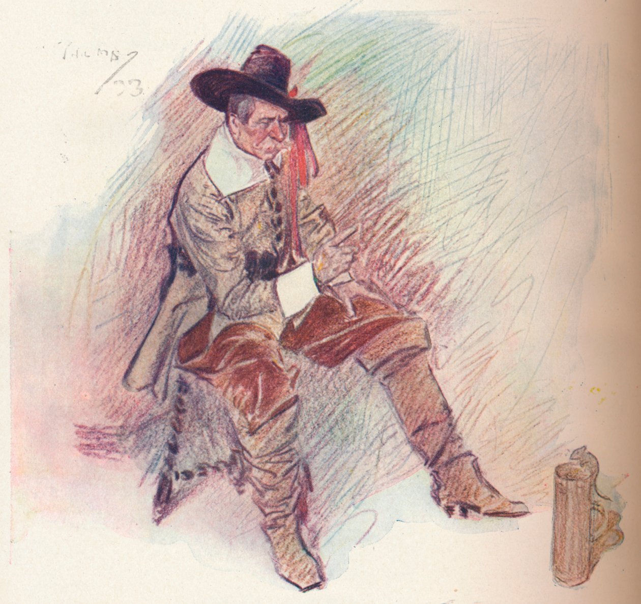Inkräktaren, c1899, 1903 av Philip William May