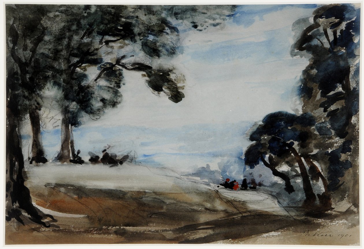 (akvarell på papper) av Philip Wilson Steer