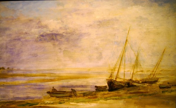 Lågvatten i Blackwaterflodens mynning (olja) av Philip Wilson Steer